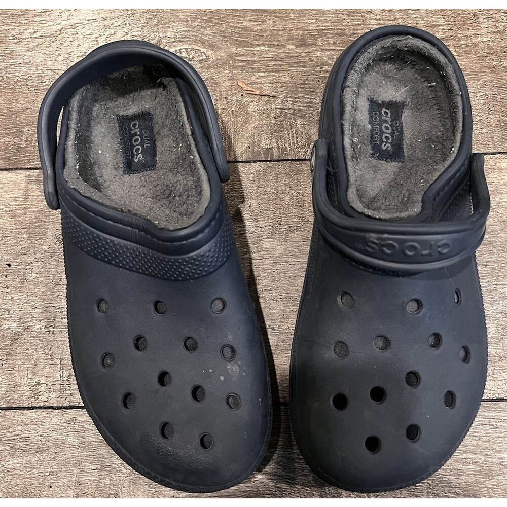 Crocs Dual Comfort Slip-Proof Crocs- Blue Clogs Shoes Women's 11 & Men’s 9